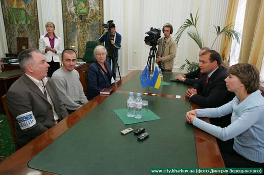 Mordinson meets Kharkov Mayor